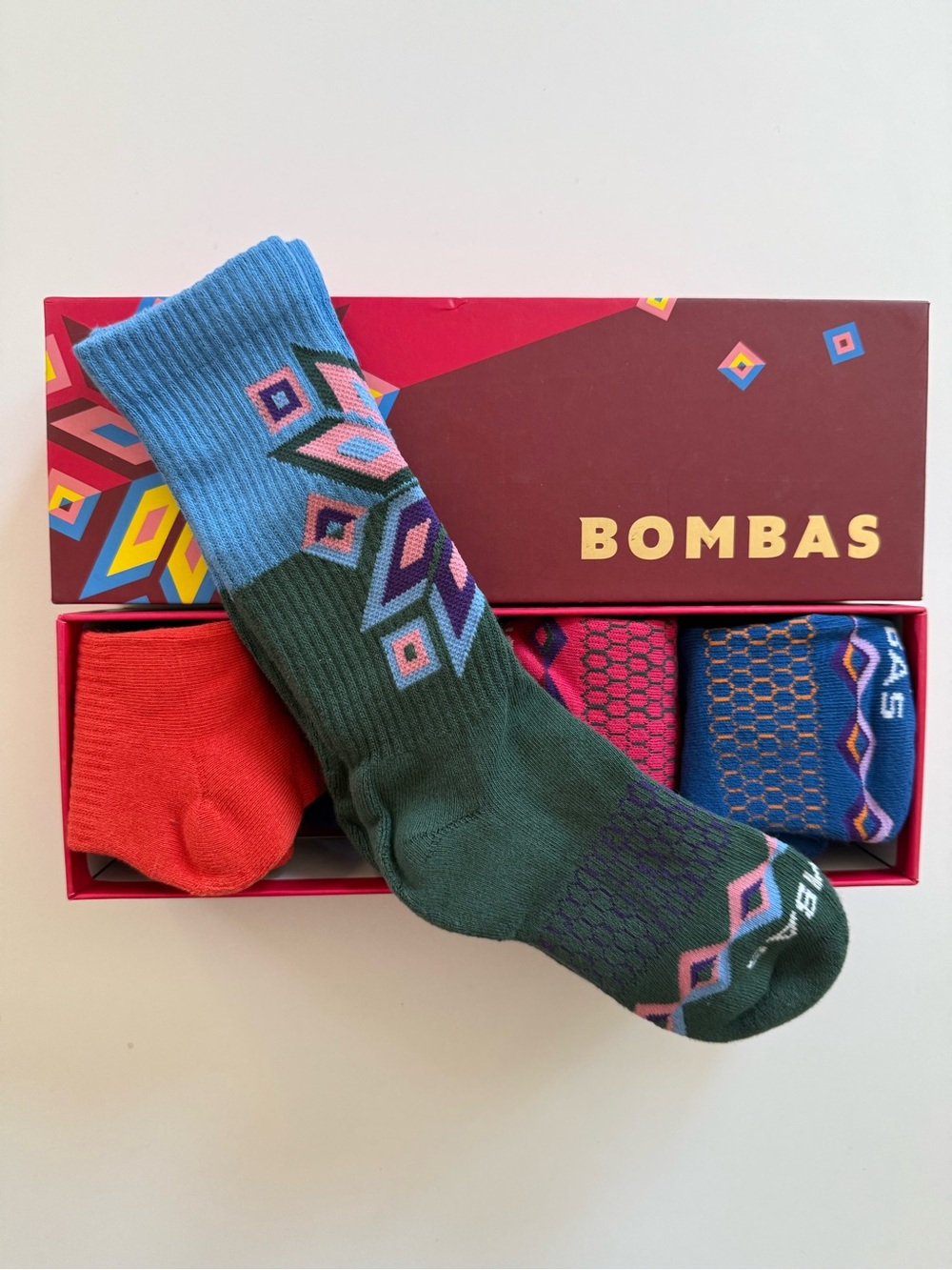 Bombas Snowflake Calf Sock Gift Box